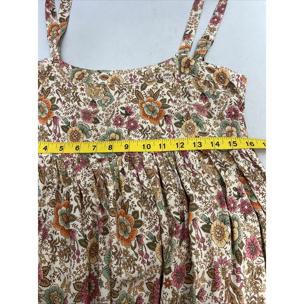 NATURAL LIFE Floral Sundress in Cream, Green & Rust - Picture 8 of 10